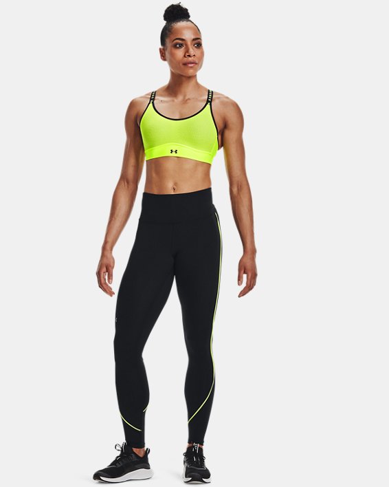 Damen UA RUSH™ Leggings mit Netzstoff und Tasche, Black, pdpMainDesktop image number 2